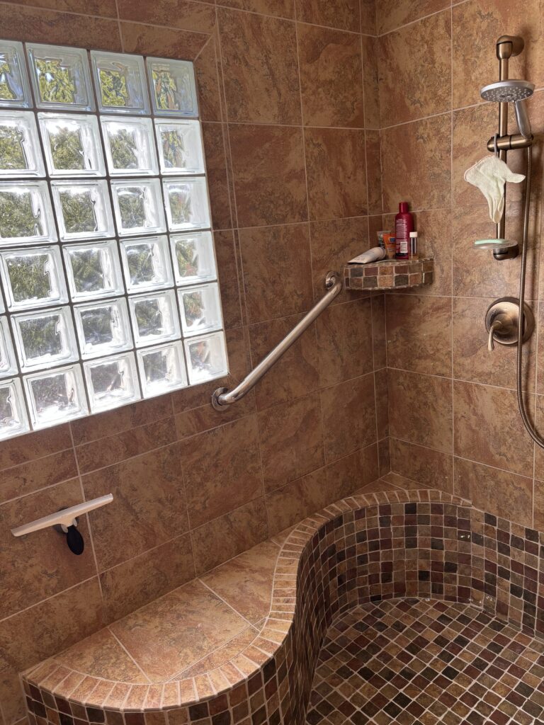 Grab Bars are a key safety feature in any bathroom for senior citizens.