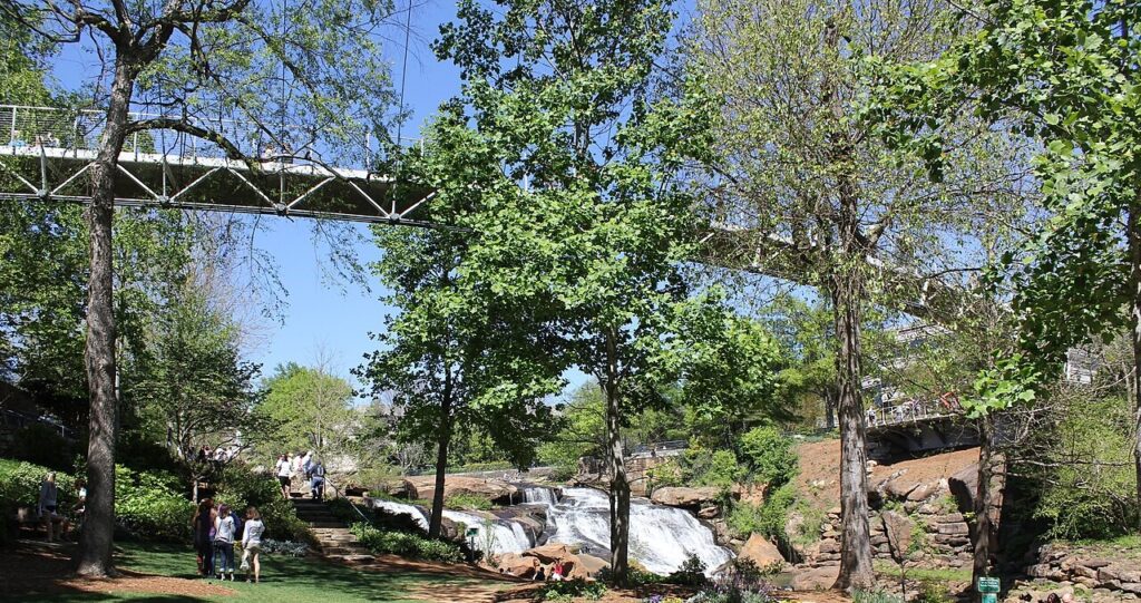 Falls Park in Greenville, SC in our service area Upstate South Carolina. 29601, 29602, 29603, 29604, 29605, 29606, 29607, 29608, 29609, 29610, 29611, 29612, 29613, 29614, 29615, 29616, 29617