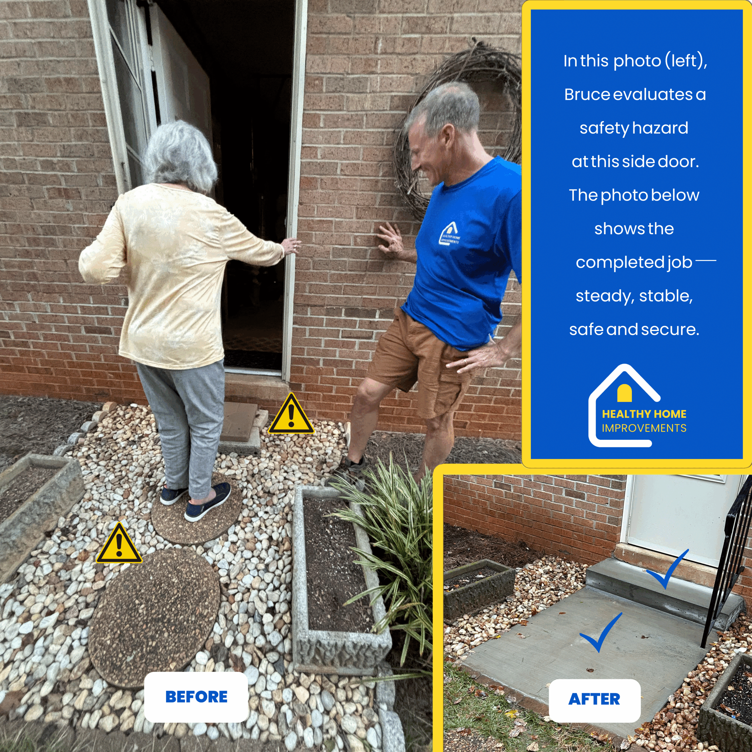 In addition to grab bars, we offer accessibility services in Fountain Inn, SC, Upstate South Carolina